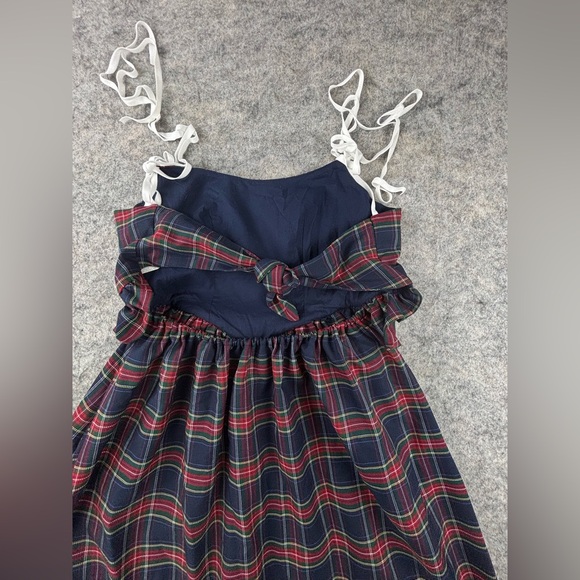 Free People | Eliza Faulkner | Tessa Checks Dress | Blue‎ Plaid | Size XS - Picture 5 of 13